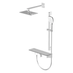 Bravat Viena Thermostat-Duschsystem, Eckig