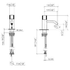 Dornbracht Meta Waschtischarmatur Mit Infrarot-Sensorik, Batteriebetrieb -Hansgrohe Verkäufe dornbracht meta waschtisch waschtischarmatur mit infrarot 9577871