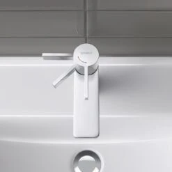Duravit D-Neo Einhebel-Waschtischmischer S FreshStart Ohne Zugstange -Hansgrohe Verkäufe duravit neo badarmaturen waschtisch einhebel waschtischmischer 4315540