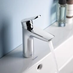 Duravit No. 1 Einhebel-Waschtischmischer M, Minus-Flow Ohne Zugstangengarnitur