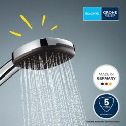 GROHE Vitalio Comfort 110 Handbrause Mit 3 Strahlarten -Hansgrohe Verkäufe grohe brausenprogramm handbrausen vitalio comfort 110 13170037