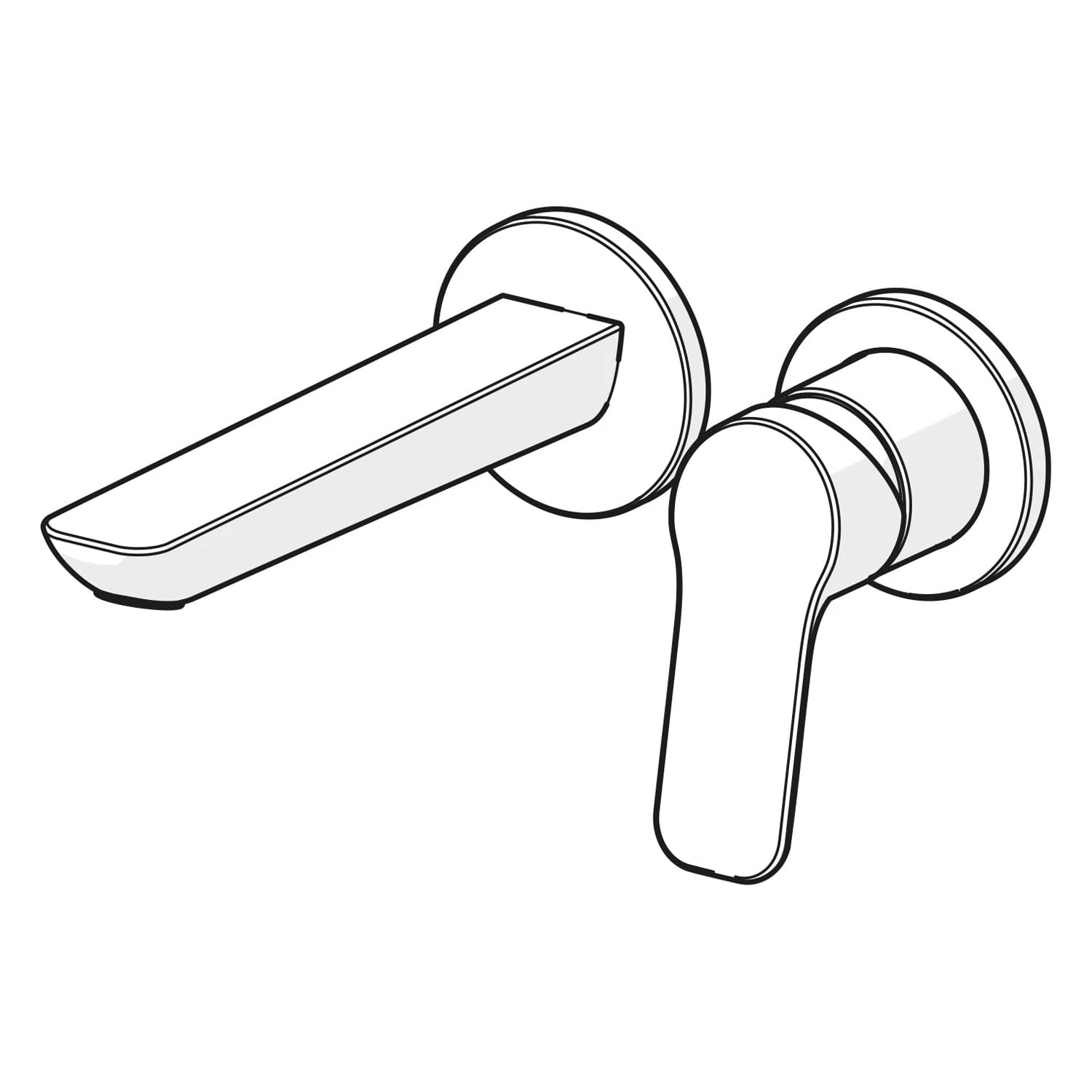 Hansa HANSABASIC Einhebelmischer-Waschtischarmatur, Fertigmontageset 2 Hansa HANSABASIC Einhebelmischer-Waschtischarmatur, Fertigmontageset – Bild 2