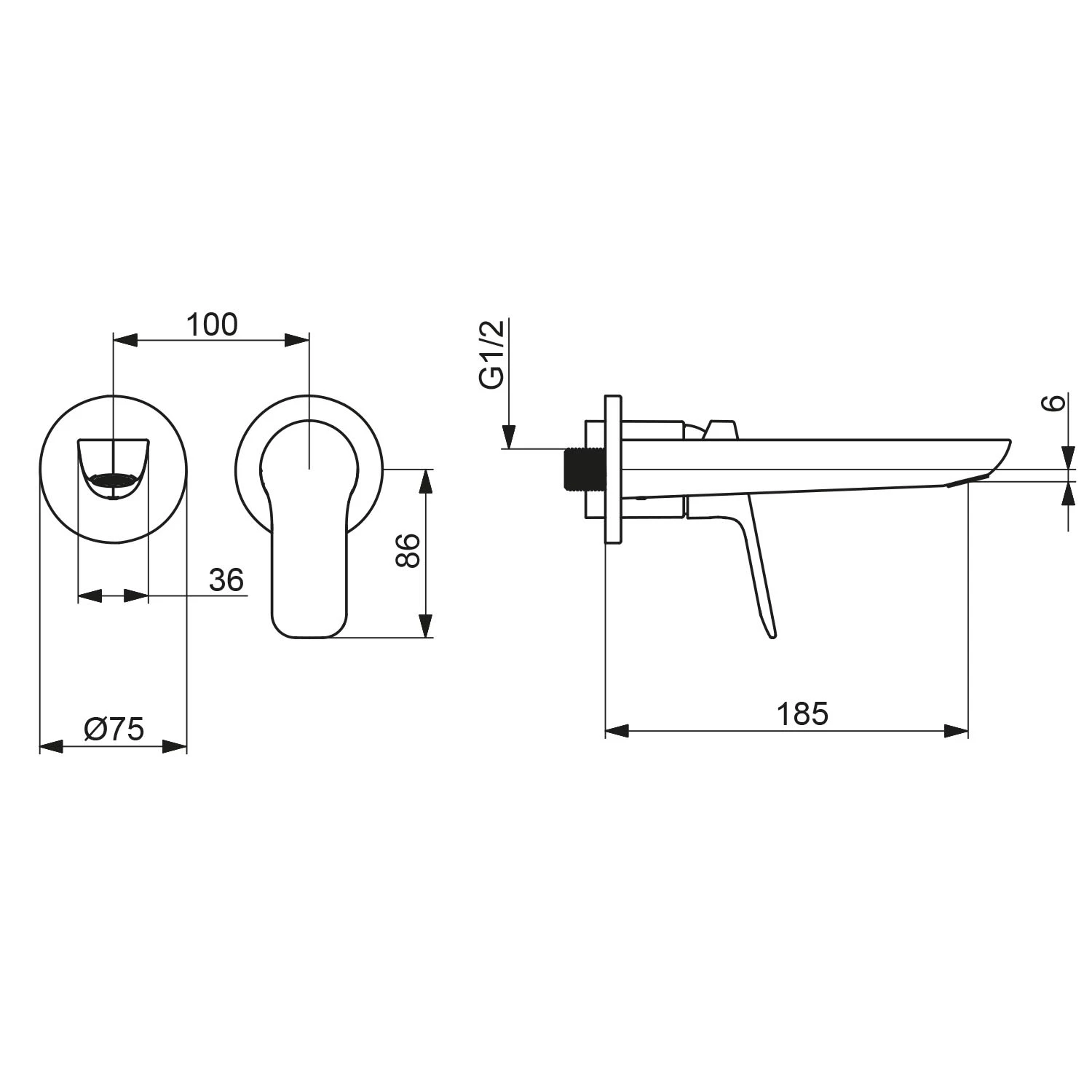 Hansa HANSABASIC Einhebelmischer-Waschtischarmatur, Fertigmontageset 3 Hansa HANSABASIC Einhebelmischer-Waschtischarmatur, Fertigmontageset – Bild 3