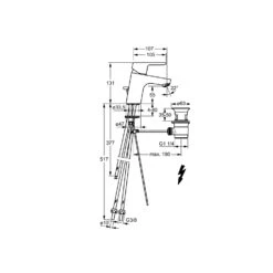 Hansa HANSAPRIMO Waschtisch Einhandbatterie, Niederdruck -Hansgrohe Verkäufe hansa badezimmer hansaprimo waschtisch einhandbatterie niederdruck 11800917