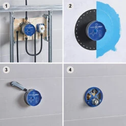 Hansa HANSAVANTIS Duschsystem Komplettset -Hansgrohe Verkäufe hansa badezimmer hansavantis brause duschsystem komplettset 13965290