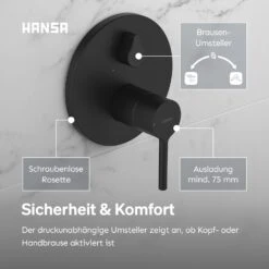 Hansa HANSAVANTIS Duschsystem Komplettset -Hansgrohe Verkäufe hansa badezimmer hansavantis brause duschsystem komplettset 13966817