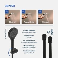 Hansa HANSAVANTIS Duschsystem Komplettset -Hansgrohe Verkäufe hansa badezimmer hansavantis brause duschsystem komplettset 13966819
