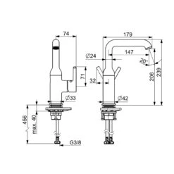 Hansa HANSAVANTIS Style Waschtischarmatur Einhebelmischer, Seitenbedient, Ohne Ablaufgarnitur 7 Hansa HANSAVANTIS Style Waschtischarmatur Einhebelmischer, Seitenbedient, Ohne Ablaufgarnitur -Hansgrohe Verkäufe hansa badezimmer hansavantis waschtisch style waschtischarmatur 13592291