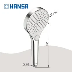 Hansa HANSAVIVA Handbrause -Hansgrohe Verkäufe hansa badezimmer hansaviva handbrause 13968416