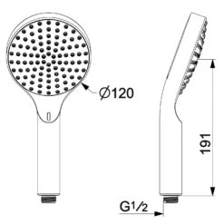 Hansa HANSAACTIVEJET Handbrause, 1-strahlig, Bluetoothfähig -Hansgrohe Verkäufe hansa brausenprogramm handbrausen brauseschlaeuche hansaactivjet 1 4394603
