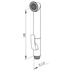 Hansa HANSAFIT Handbrause Bidetta -Hansgrohe Verkäufe hansa ersatzteile verschiedenes hansafit handbrause bidetta 6459265