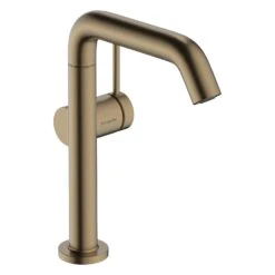 Hansgrohe Tecturis S Einhebel-Waschtischarmatur 210 Fine CoolStart Wassersparend+ Mit Schwenkauslauf Und Push-Open Ablaufgarnitur