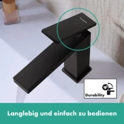 Hansgrohe Tecturis E Einhebel-Waschtischarmatur 80 CoolStart Wassersparend+ Ohne Ablaufgarnitur -Hansgrohe Verkäufe hansgrohe badarmaturen tecturis waschtisch einhebel waschtischarmatur 12627788