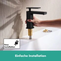 Hansgrohe Tecturis E Einhebel-Waschtischarmatur 110 Wassersparend+ Mit Zugstangen-Ablaufgarnitur -Hansgrohe Verkäufe hansgrohe badarmaturen tecturis waschtisch einhebel waschtischarmatur 12628001
