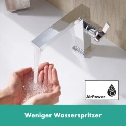 Hansgrohe Tecturis E Einhebel-Waschtischarmatur 110 Fine CoolStart Wassersparend+ Mit Zugstangen-Ablaufgarnitur -Hansgrohe Verkäufe hansgrohe badarmaturen tecturis waschtisch einhebel waschtischarmatur 12628167