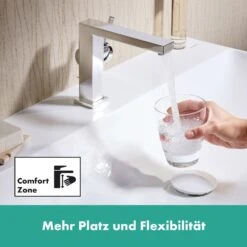 Hansgrohe Tecturis E Einhebel-Waschtischarmatur 110 Fine CoolStart Wassersparend+ Mit Zugstangen-Ablaufgarnitur -Hansgrohe Verkäufe hansgrohe badarmaturen tecturis waschtisch einhebel waschtischarmatur 12628195