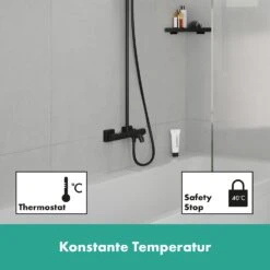 Hansgrohe Vernis Shape Duschsystem 240 1 Strahlart Mit Wannenthermostat 14 Hansgrohe Vernis Shape Duschsystem 240 1 Strahlart Mit Wannenthermostat -Hansgrohe Verkäufe hansgrohe badarmaturen vernis blend dusche shape 8969036