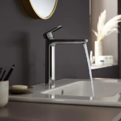 Hansgrohe Vernis Blend Einhebel-Waschtischarmatur 190 CoolStart, Mit Push-Open Ablaufgarnitur -Hansgrohe Verkäufe hansgrohe badarmaturen vernis blend waschtisch einhebel 13969199