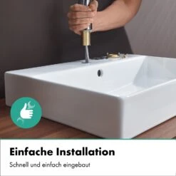 Hansgrohe Vernis Blend Einhebel-Waschtischarmatur 190 CoolStart, Mit Push-Open Ablaufgarnitur -Hansgrohe Verkäufe hansgrohe badarmaturen vernis blend waschtisch einhebel 13969227