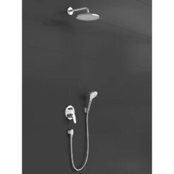 Hansgrohe Crometta S Brausesystem 240 1 Strahlart Mit Einhebelmischer -Hansgrohe Verkäufe hansgrohe brausenprogramm brausesets mit armatur crometta 11778465