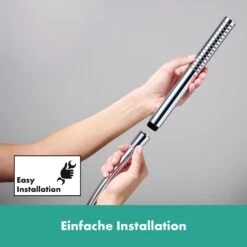 Hansgrohe Pulsify S Stabhandbrause 1 Strahlart EcoSmart -Hansgrohe Verkäufe hansgrohe brausenprogramm handbrausen pulsify stabhandbrause 1 12257345