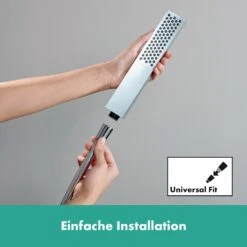 Hansgrohe Pulsify E Stabhandbrause 100 1 Strahlart EcoSmart+ -Hansgrohe Verkäufe hansgrohe brausenprogramm handbrausen pulsify stabhandbrause 100 11081716
