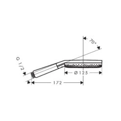 Hansgrohe Raindance Alive Select S Handbrause 125 3 Strahlarten -Hansgrohe Verkäufe hansgrohe brausenprogramm handbrausen raindance alive select 13946078