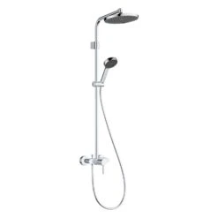 Hansgrohe Activera S Duschsystem 240 1 Strahlart Wassersparend Mit Einhebelmischer Varia
