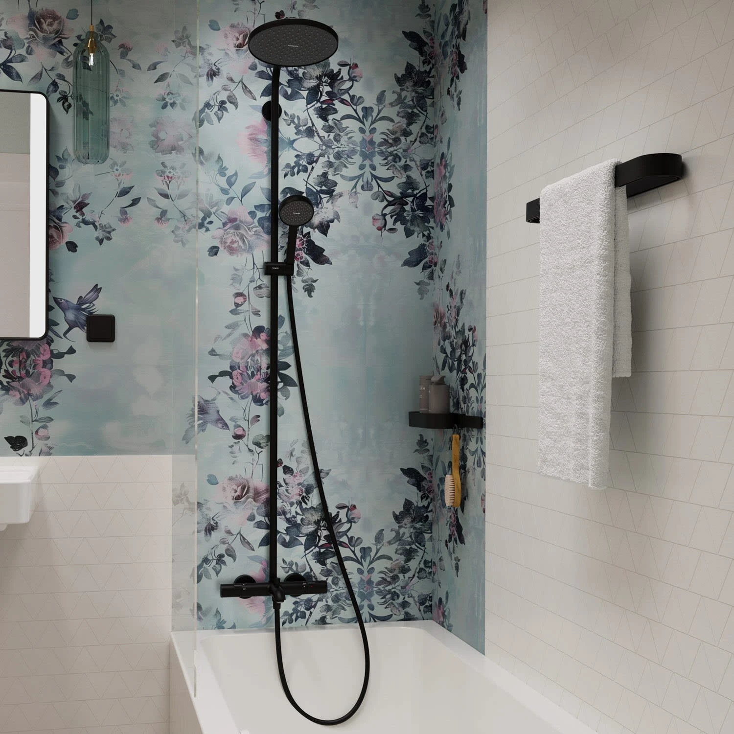 Hansgrohe Activera S Duschsystem 240 1 Strahlart Wassersparend Mit Wannenthermostat Ecostat Fine 6 Hansgrohe Activera S Duschsystem 240 1 Strahlart Wassersparend Mit Wannenthermostat Ecostat Fine – Bild 6