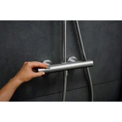 Hansgrohe Pulsify S Puro Duschsystem 260 1 Strahlart, Mit Ecostat Fine -Hansgrohe Verkäufe hansgrohe brausenprogramm showerpipe pulsify puro duschsystem 13509561