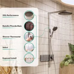 Hansgrohe Raindance Alive S Duschsystem 300 Rund, 2 Strahlarten, Mit ShowerSelect Comfort -Hansgrohe Verkäufe hansgrohe brausenprogramm showerpipe raindance alive duschsystem 13949803