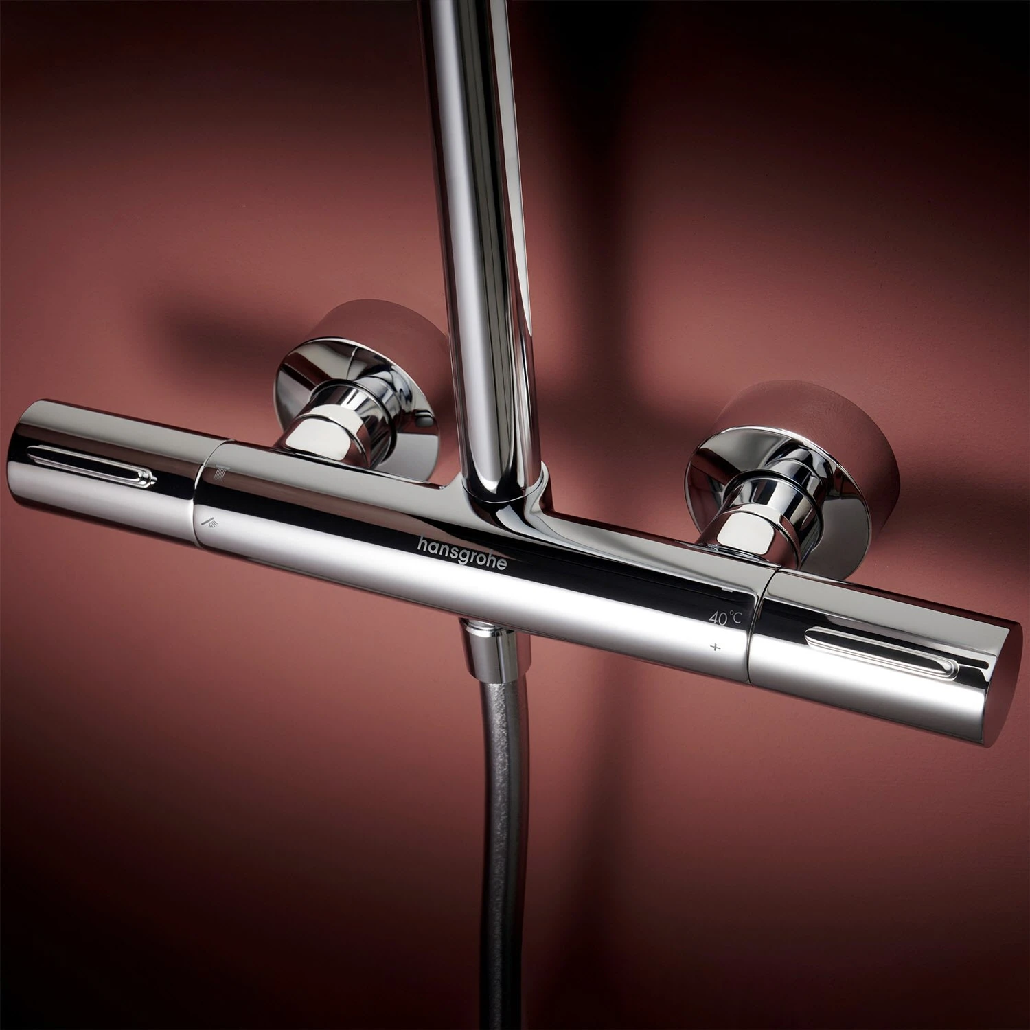 Hansgrohe Raindance Alive S Puro Duschsystem 300 Rund, 1 Strahlart Wassersparend, Mit Ecostat Element 2 Hansgrohe Raindance Alive S Puro Duschsystem 300 Rund, 1 Strahlart Wassersparend, Mit Ecostat Element – Bild 2