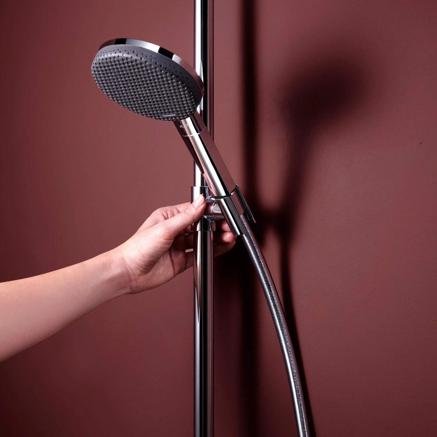 Hansgrohe Raindance Alive S Puro Duschsystem 300 Rund, 1 Strahlart Wassersparend, Mit Ecostat Element 3 Hansgrohe Raindance Alive S Puro Duschsystem 300 Rund, 1 Strahlart Wassersparend, Mit Ecostat Element – Bild 3