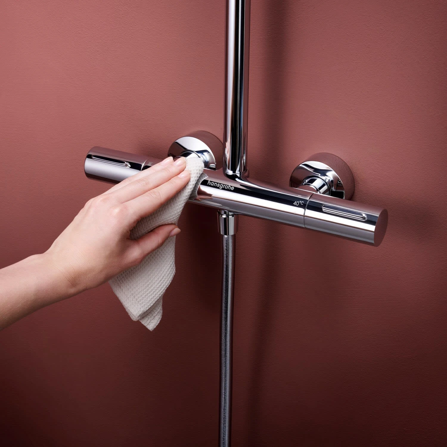 Hansgrohe Raindance Alive S Puro Duschsystem 300 Rund, 1 Strahlart Wassersparend, Mit Ecostat Element 7 Hansgrohe Raindance Alive S Puro Duschsystem 300 Rund, 1 Strahlart Wassersparend, Mit Ecostat Element – Bild 7