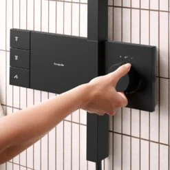 Hansgrohe Raindance Alive Q Duschsystem 210/340 Softcube, 1 Strahlart, Mit ShowerSelect Comfort -Hansgrohe Verkäufe hansgrohe brausenprogramm showerpipe raindance alive q 13953003