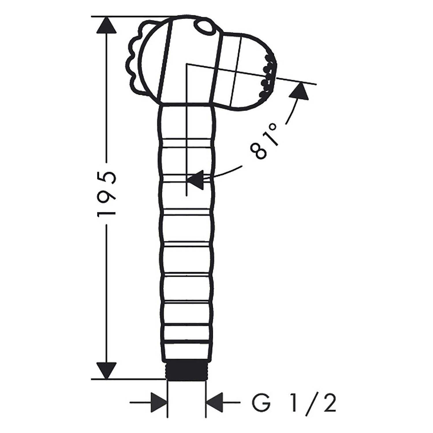 Hansgrohe Jocolino Kinderhandbrause "Löwe" Mit 2 Strahlarten 5 Hansgrohe Jocolino Kinderhandbrause "Löwe" Mit 2 Strahlarten – Bild 5
