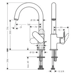 Hansgrohe Vernis Blend Waschtischarmatur Mit Schwenkauslauf Und Zugstangen-Ablaufgarnitur -Hansgrohe Verkäufe hansgrohe vernis blend waschtisch waschtischarmatur mit 4633922