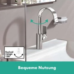 Hansgrohe Vivenis Einhebel-Waschtischarmatur 210 Mit Zugstangen-Ablaufgarnitur, Mit Schwenkauslauf -Hansgrohe Verkäufe hansgrohe vivenis waschtisch einhebel waschtischarmatur 210 13761915