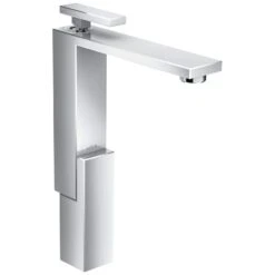 AXOR Edge Einhebel-Waschtischmischer 280 Mit Push-Open Ablaufgarnitur