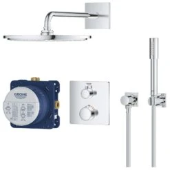 GROHE Grohtherm Duschsystem Unterputz Mit Rainshower Cosmopolitan 310 -Hansgrohe Verkäufe hersteller grohe duschsysteme unterputz grohtherm mit 2937481
