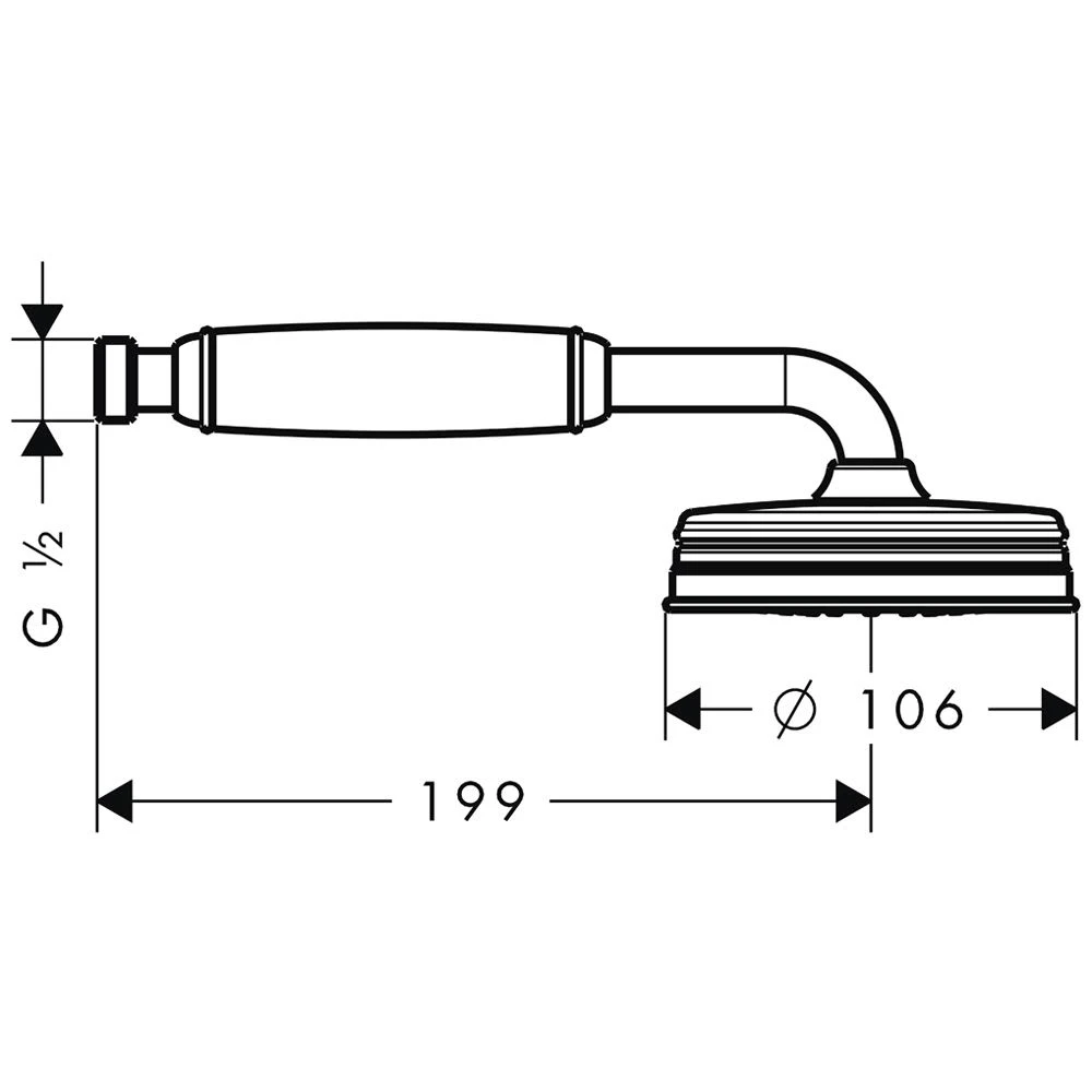 AXOR Montreux Handbrause 2 AXOR Montreux Handbrause – Bild 2