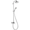 Hansgrohe Croma 220 Showerpipe Einhebelmischer, Brausearm 40 Cm -Hansgrohe Verkäufe hersteller hansgrohe axor pharo brausenprogramm brausesets 1124058