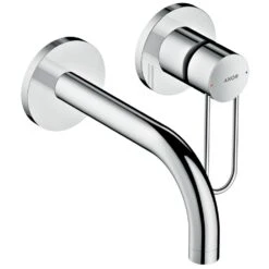 AXOR Uno Einhebel Waschtischmischer Unterputz Mit Bügelgriff Für Wandmontage, Ausladung 16,5 Cm