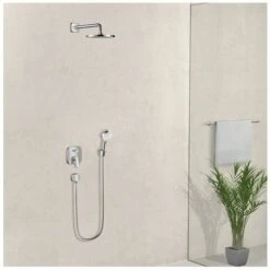 Hansgrohe Crometta Handbrause 1jet -Hansgrohe Verkäufe hersteller hansgrohe brausenprogramm handbrausen comfort linie 1207131