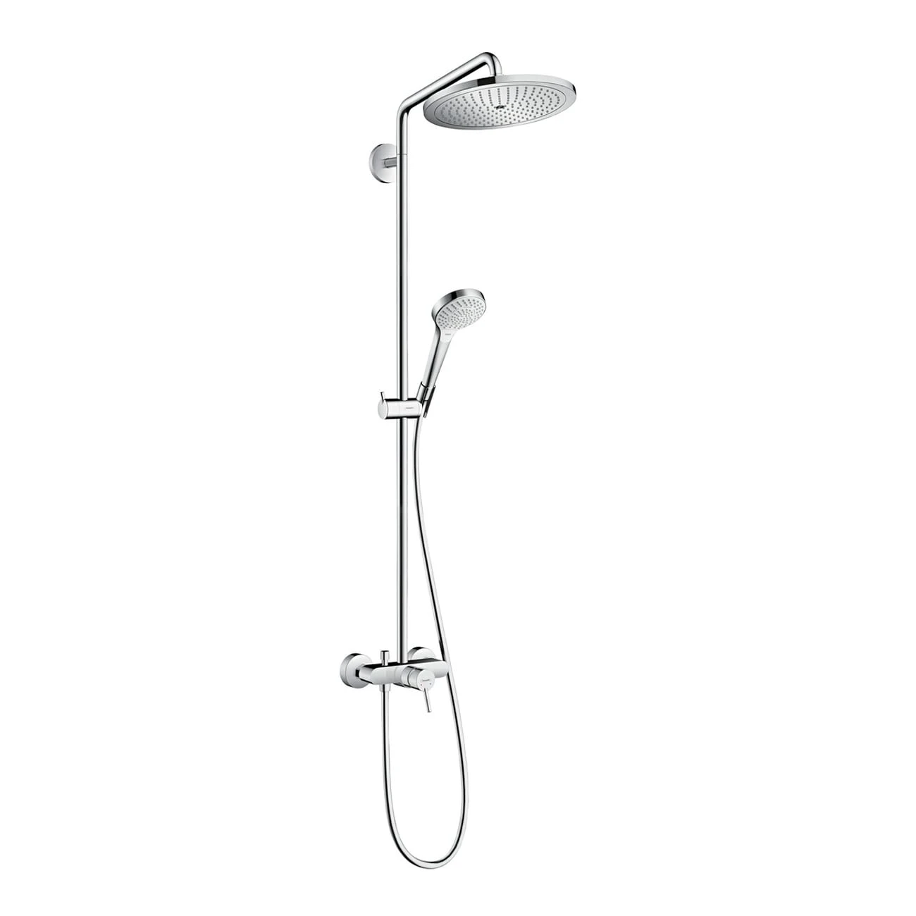Hansgrohe Croma Select 280 Air 1jet Showerpipe Mit Einhebelmischer 1 Hansgrohe Croma Select 280 Air 1jet Showerpipe Mit Einhebelmischer