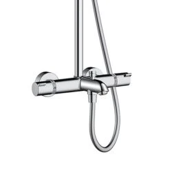 Hansgrohe Crometta S 240 1 Jet Showerpipe Wanne -Hansgrohe Verkäufe hersteller hansgrohe brausenprogramm showerpipe crometta 240 1210495