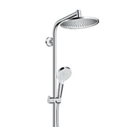 Hansgrohe Crometta S 240 1jet Showerpipe Reno EcoSmart -Hansgrohe Verkäufe hersteller hansgrohe brausenprogramm showerpipe crometta 240 1210507