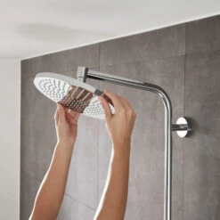 Hansgrohe Crometta S 240 1jet Showerpipe EcoSmart -Hansgrohe Verkäufe hersteller hansgrohe brausenprogramm showerpipe crometta 240 13879615