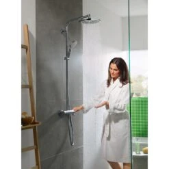 Hansgrohe Crometta S 240 1jet Showerpipe EcoSmart -Hansgrohe Verkäufe hersteller hansgrohe brausenprogramm showerpipe crometta 240 13879812