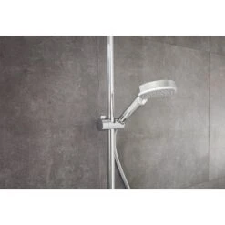 Hansgrohe Crometta E 240 1jet Showerpipe -Hansgrohe Verkäufe hersteller hansgrohe brausenprogramm showerpipe crometta 240 13918355